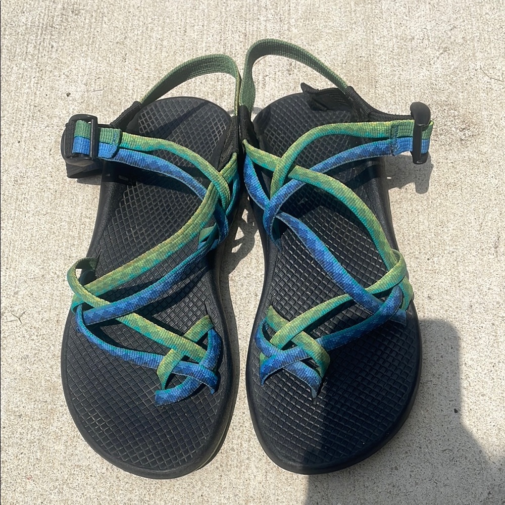 Chaco Women's Sandals - Blue and Green